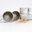 Load image into Gallery viewer, Durable Stacking Teacups Set of 4 - Color Folk Farm with Speckled Finish