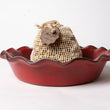 Load image into Gallery viewer, Fluted-Pie Dish-Deep-Weights Combo-Garnet