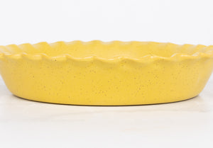 Pinched-Pie Dish-Standard-Color Yellowstone