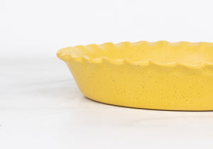 Pinched-Pie Dish-Standard-Color Yellowstone