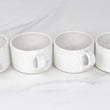 Load image into Gallery viewer, Durable Stacking Teacups Set of 4 -  Heartland with Speckled Finish
