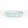 Load image into Gallery viewer, Stoneware Quiche Dish- Araucana Blue
