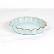 Load image into Gallery viewer, Stoneware Quiche Dish- Araucana Blue
