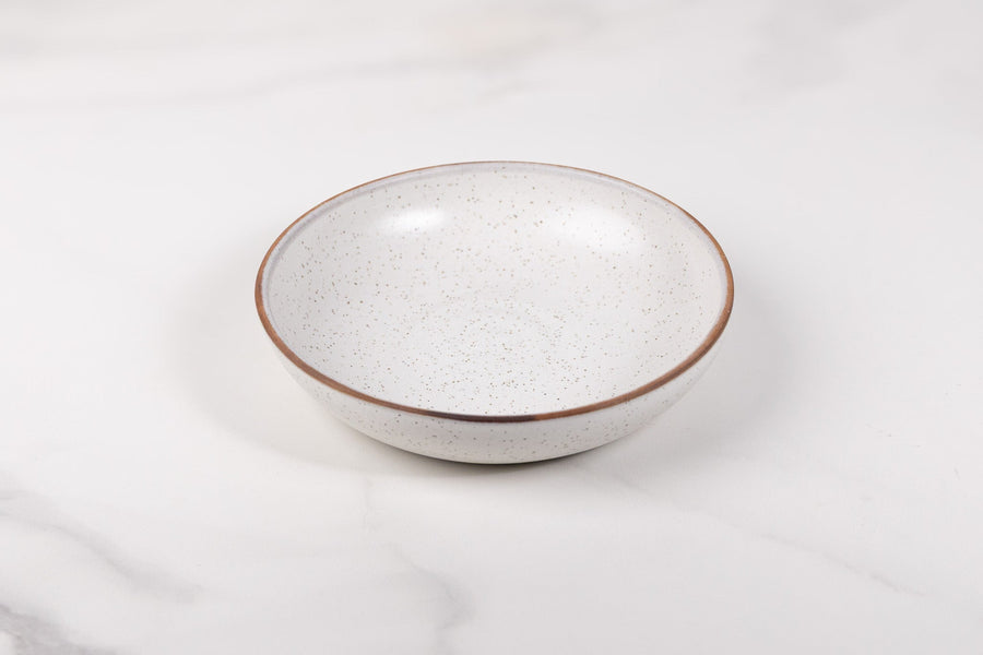 Pasta Bowl - White Speckled