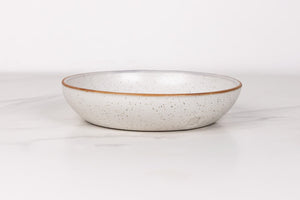 Pasta Bowl - White Speckled
