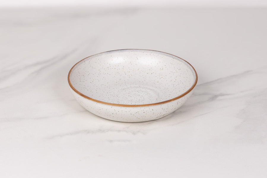 Pasta Bowl - White Speckled