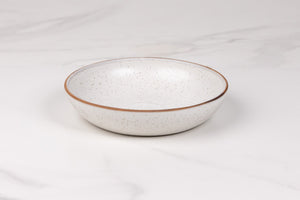 Pasta Bowl - White Speckled