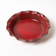 Load image into Gallery viewer, Fluted-Pie Dish-Deep-Garnet
