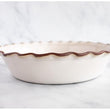 Load image into Gallery viewer, Fluted-Pie Dish-Deep-New England White
