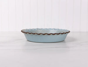 Pinched-Pie Dish-Standard-Araucana Blue