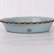 Load image into Gallery viewer, Pinched-Pie Dish-Standard-Araucana Blue
