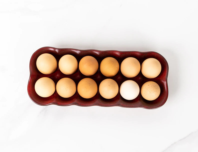 Egg Crate-Garnet – Jefferson Street Ceramics