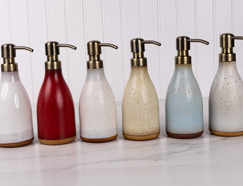 Soap & Lotion Dispenser- Garnet
